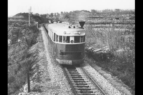 Archive photo of a De Dietrich railcar in Lebanon in the early 1960s.